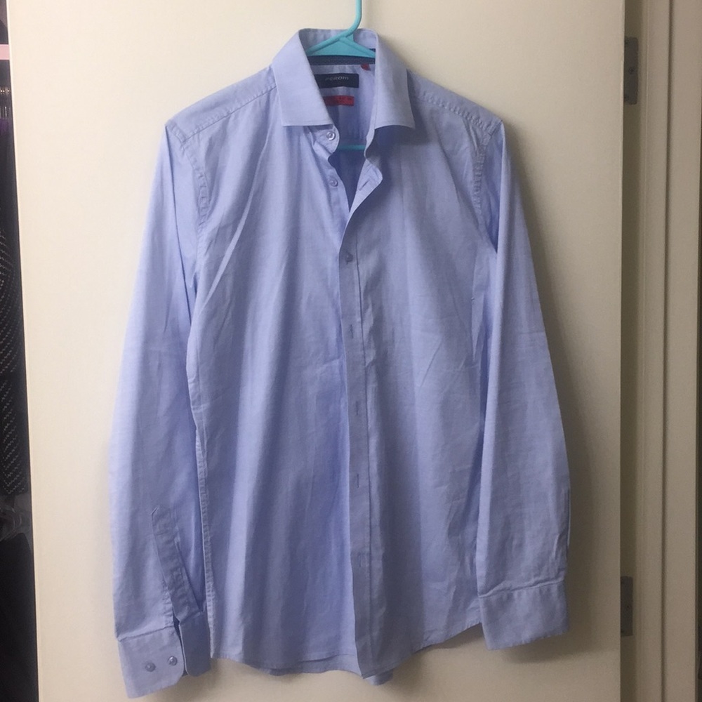 ⚡️ SALE Slim cut blue button down